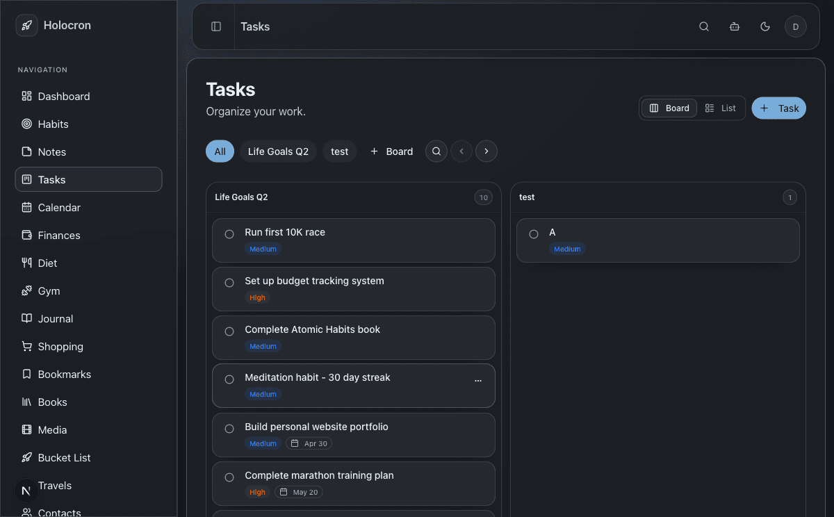 Task management